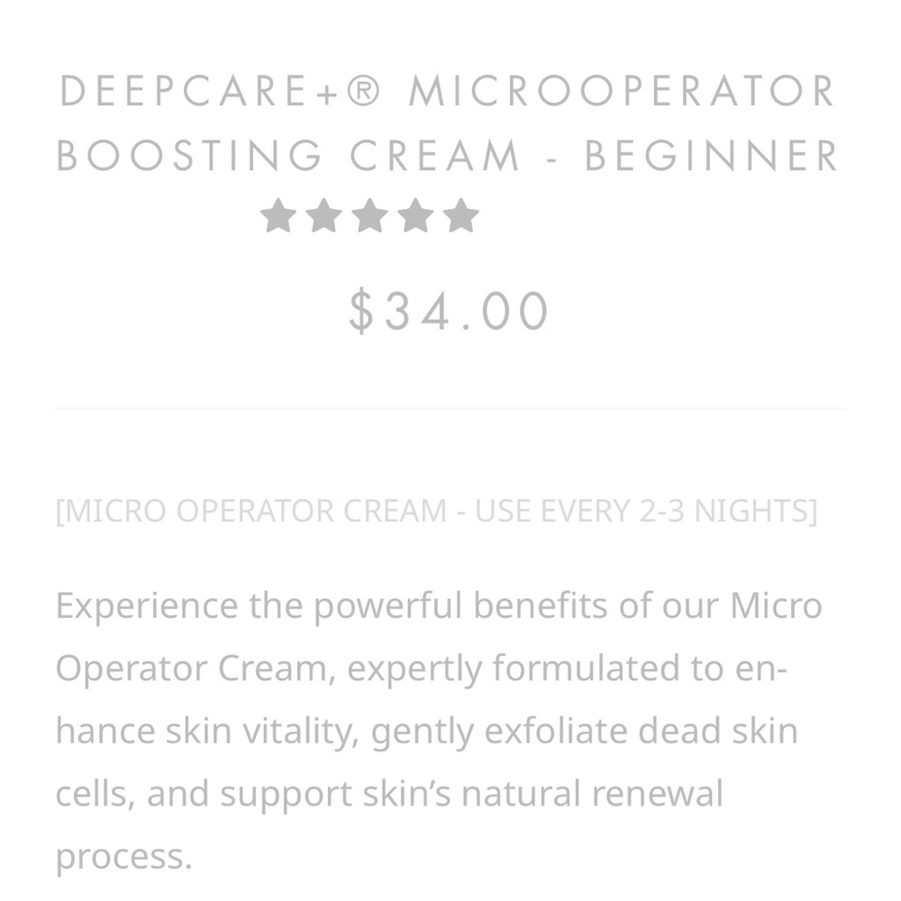 Depology Deepcare+ MicroOperator Boosting Cream - White - Picture 8 of 8